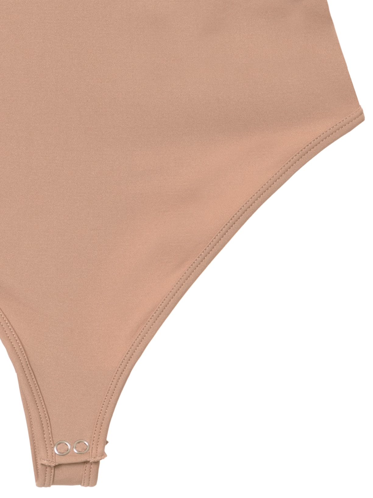 Body Feminino Comfy Em Malha Marrom Basiq