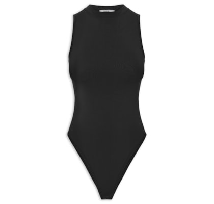 Body Feminino Comfy Em Malha - Preto