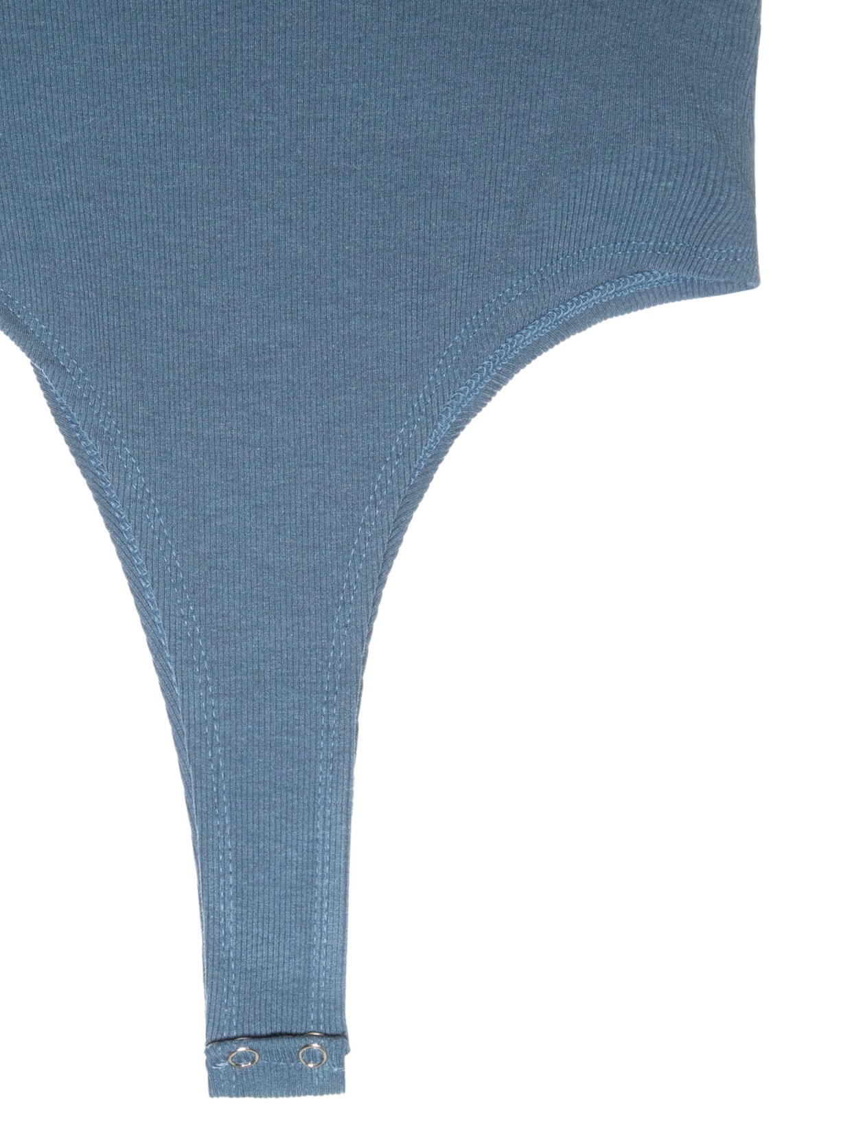 Body Feminino Decote Em U Azul Basiq