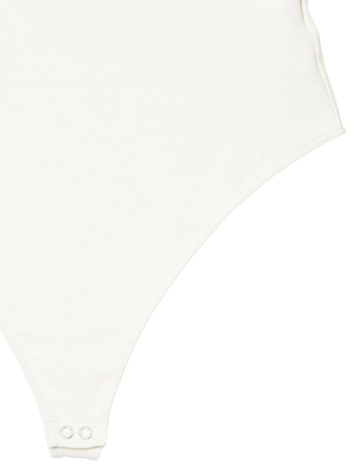 Body Feminino Decote em U Off White Basiq