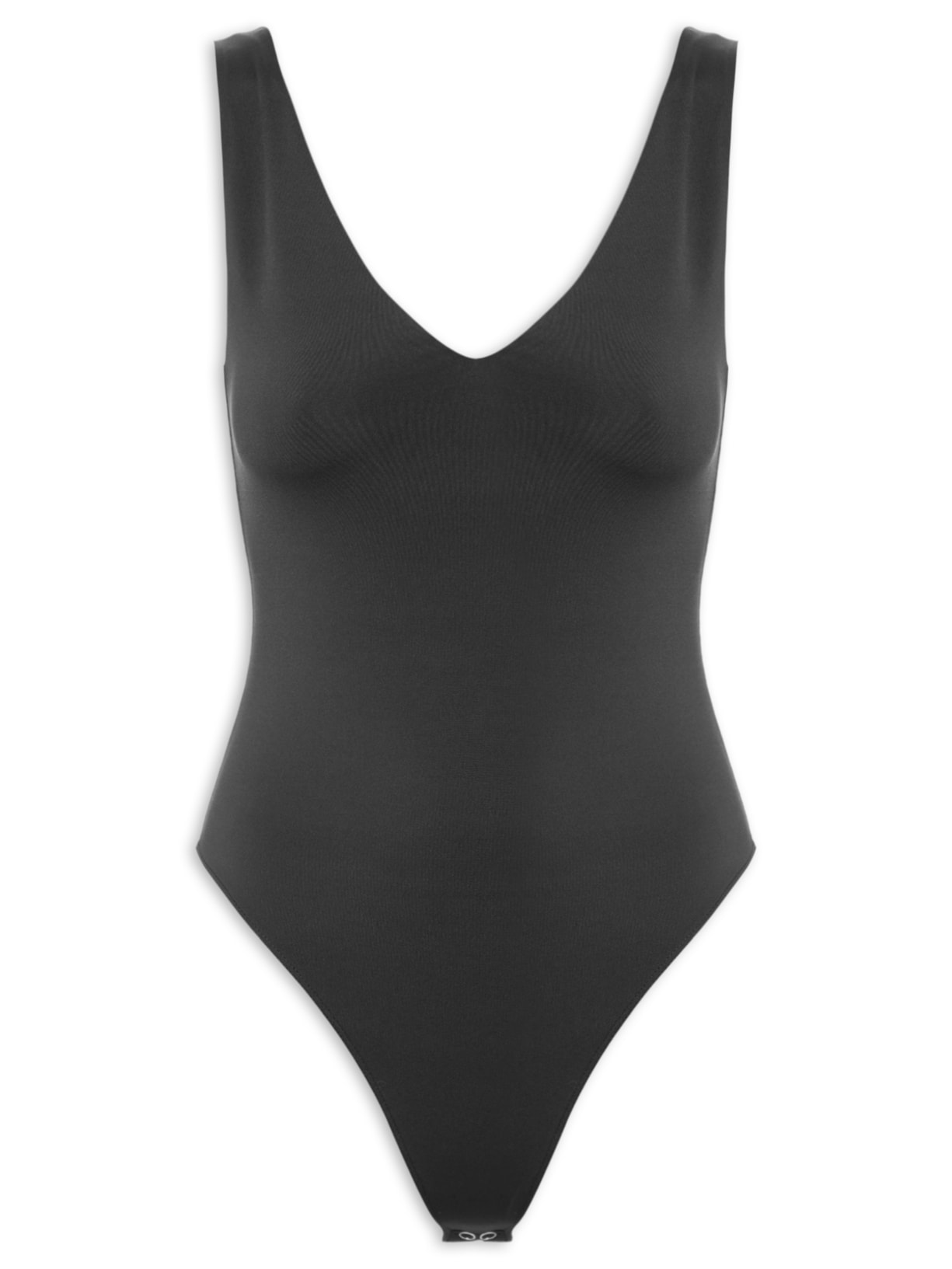 Body Feminino Decote em U – Preto