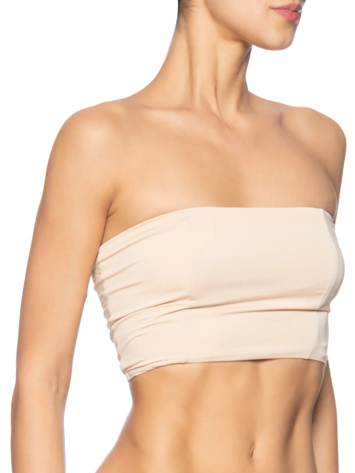 Body Feminino Decote Redondo Em Renda Bege '2Essential