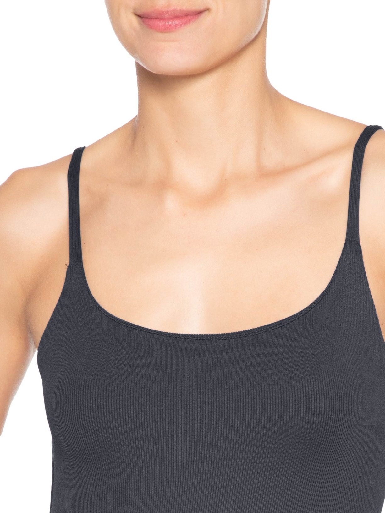 Body Feminino Decote Redondo Preto '2Essential