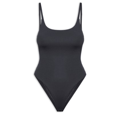 Body Feminino Decote Redondo - Preto