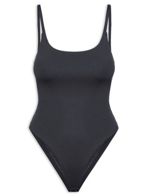 Body Feminino Decote Redondo - Preto