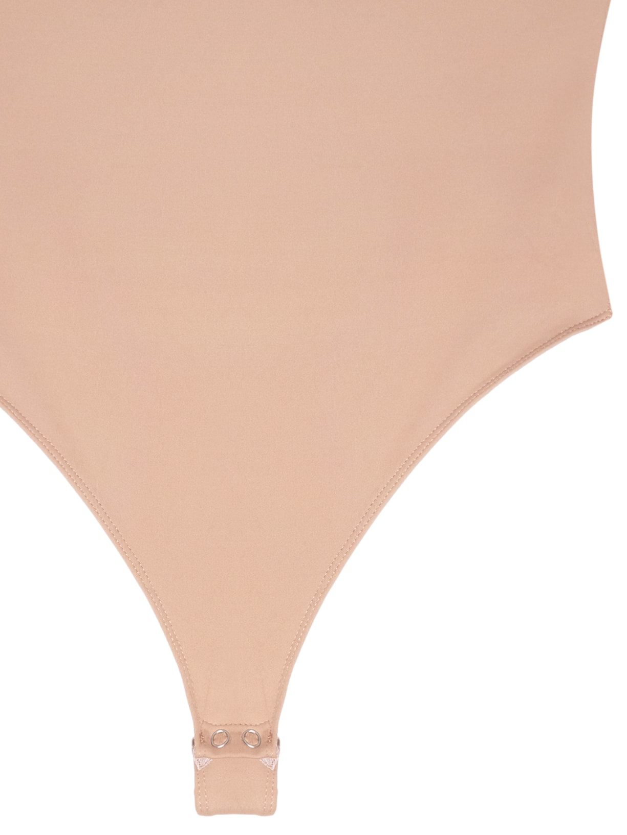 Body Feminino Decote Reto Bege '2Essential