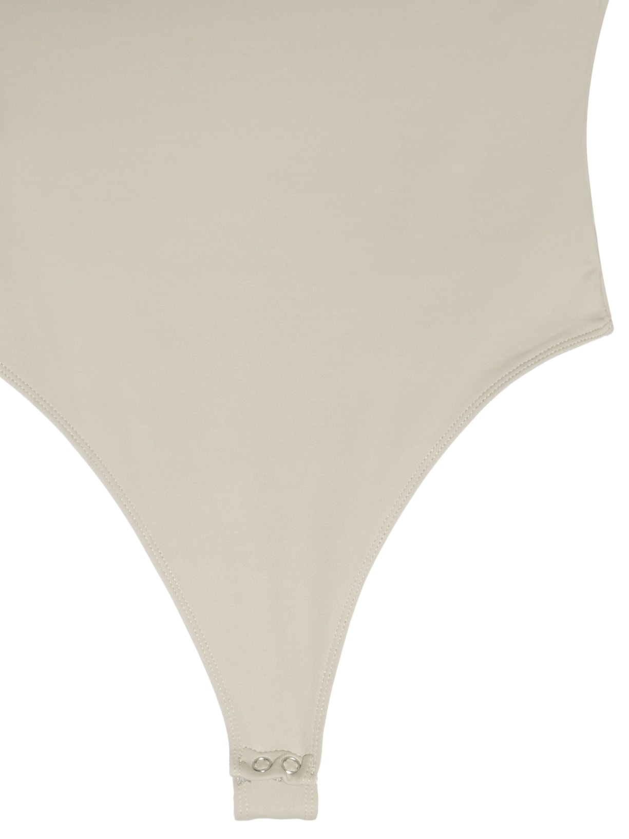 Body Feminino Decote Reto Bege '2Essential