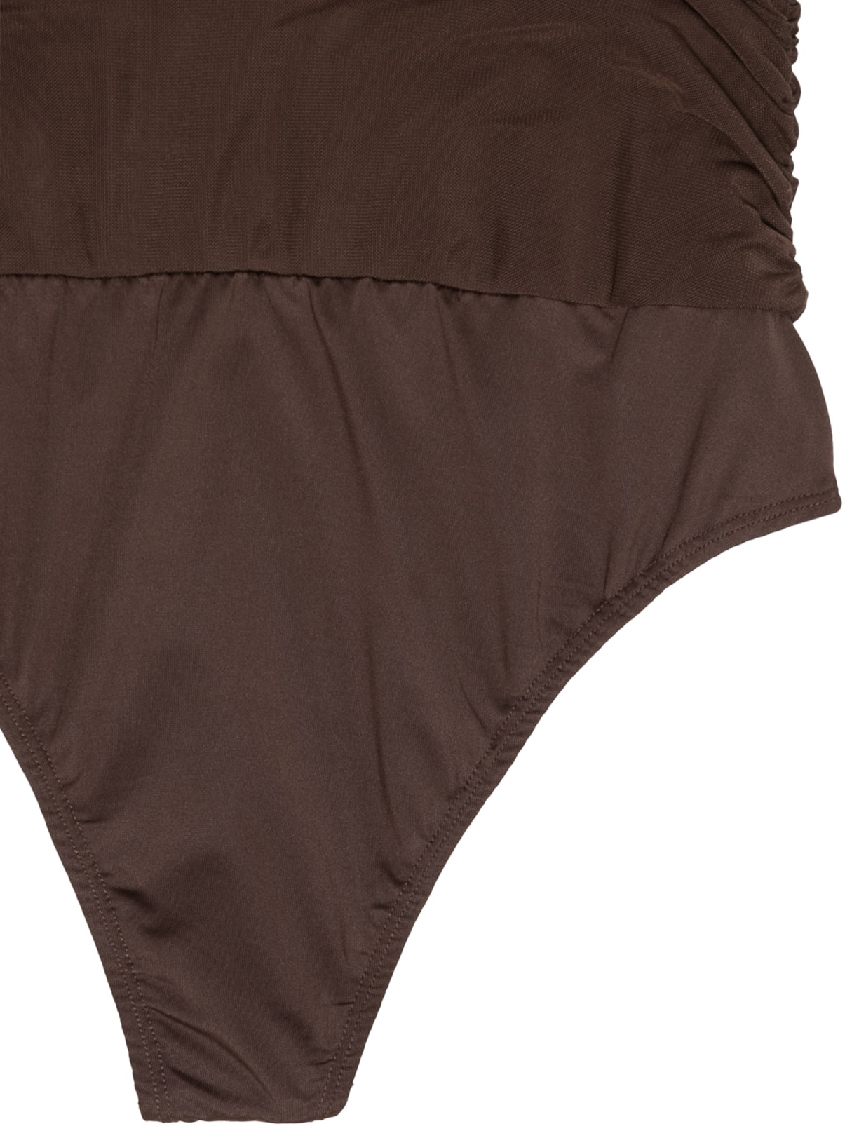 Body Feminino Drapeado Marrom Market 33