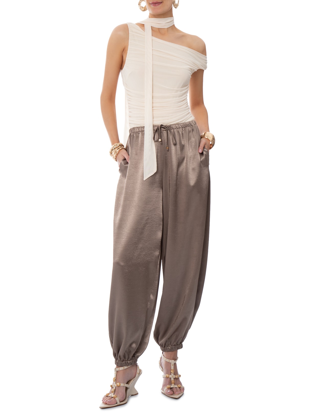 Body Feminino Drapeado Off White Market 33