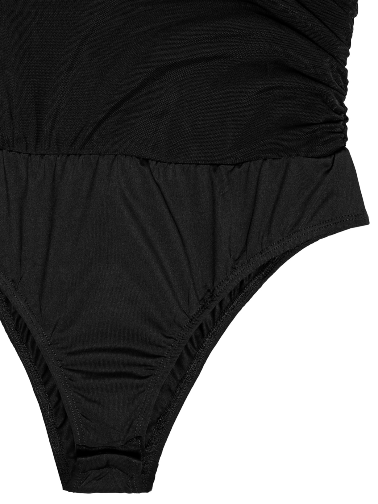 Body Feminino Drapeado Preto Market 33