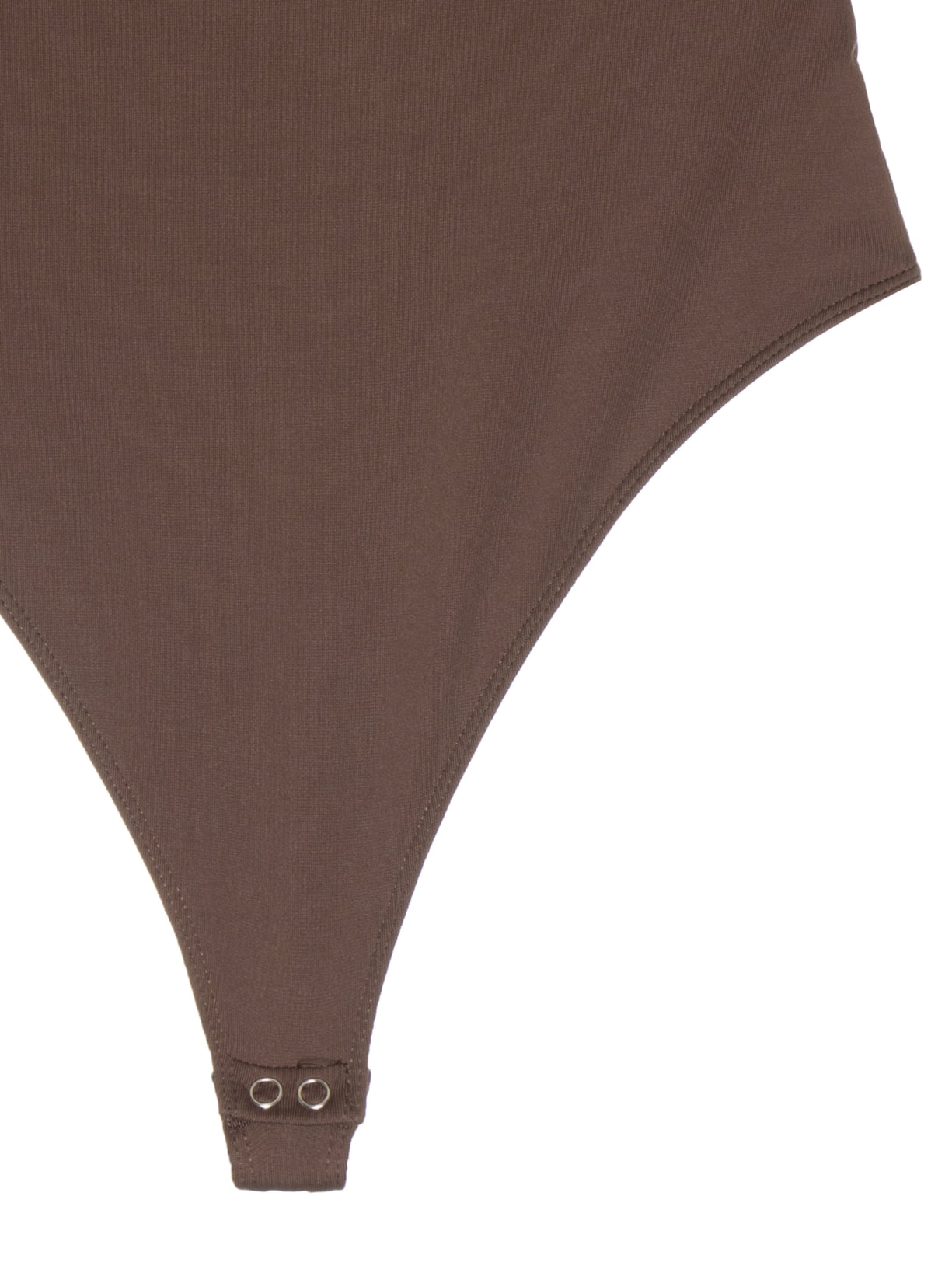 Body Feminino Em Malha Marrom Market 33