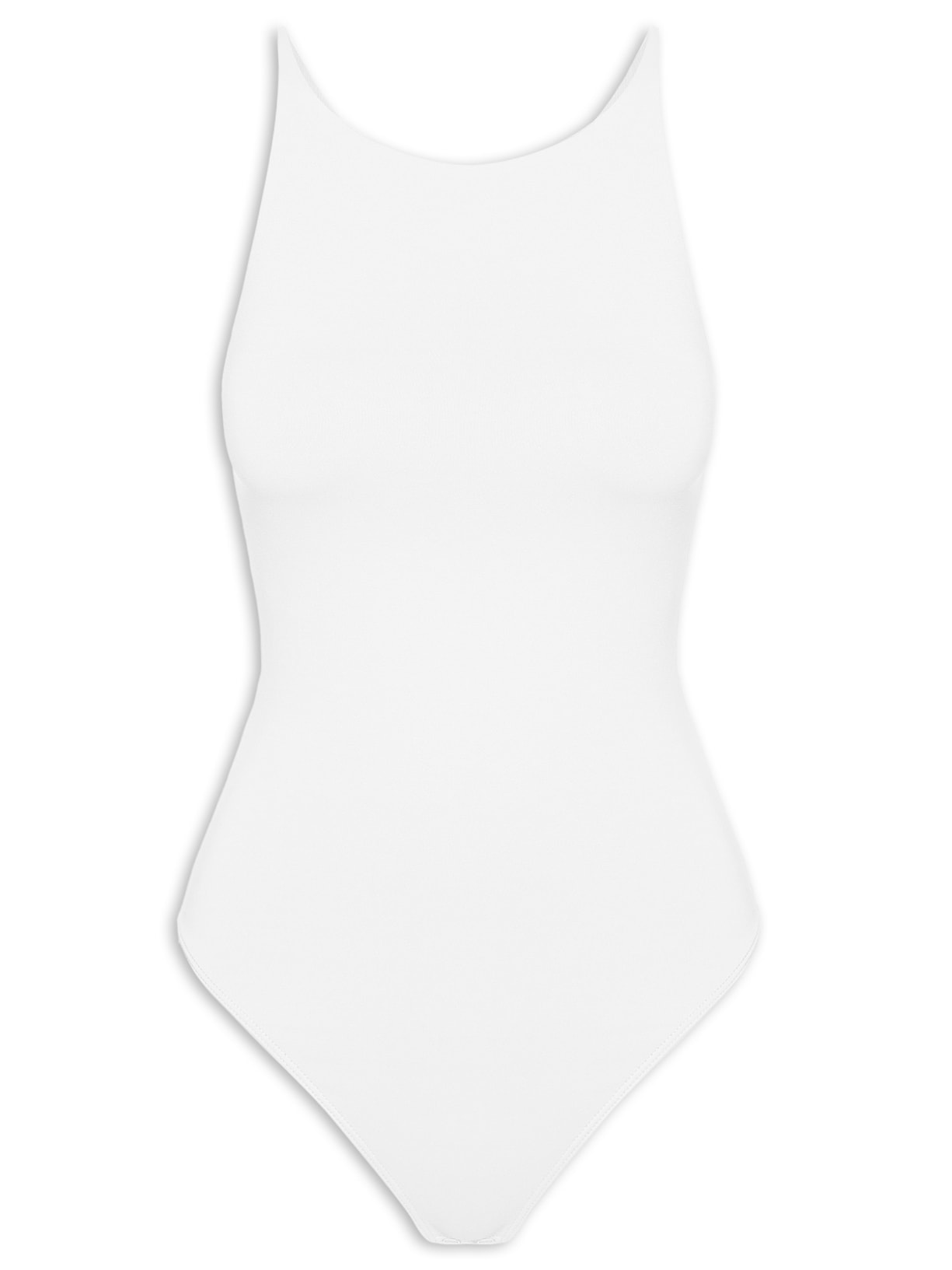 Body Feminino Em Malha - Off White