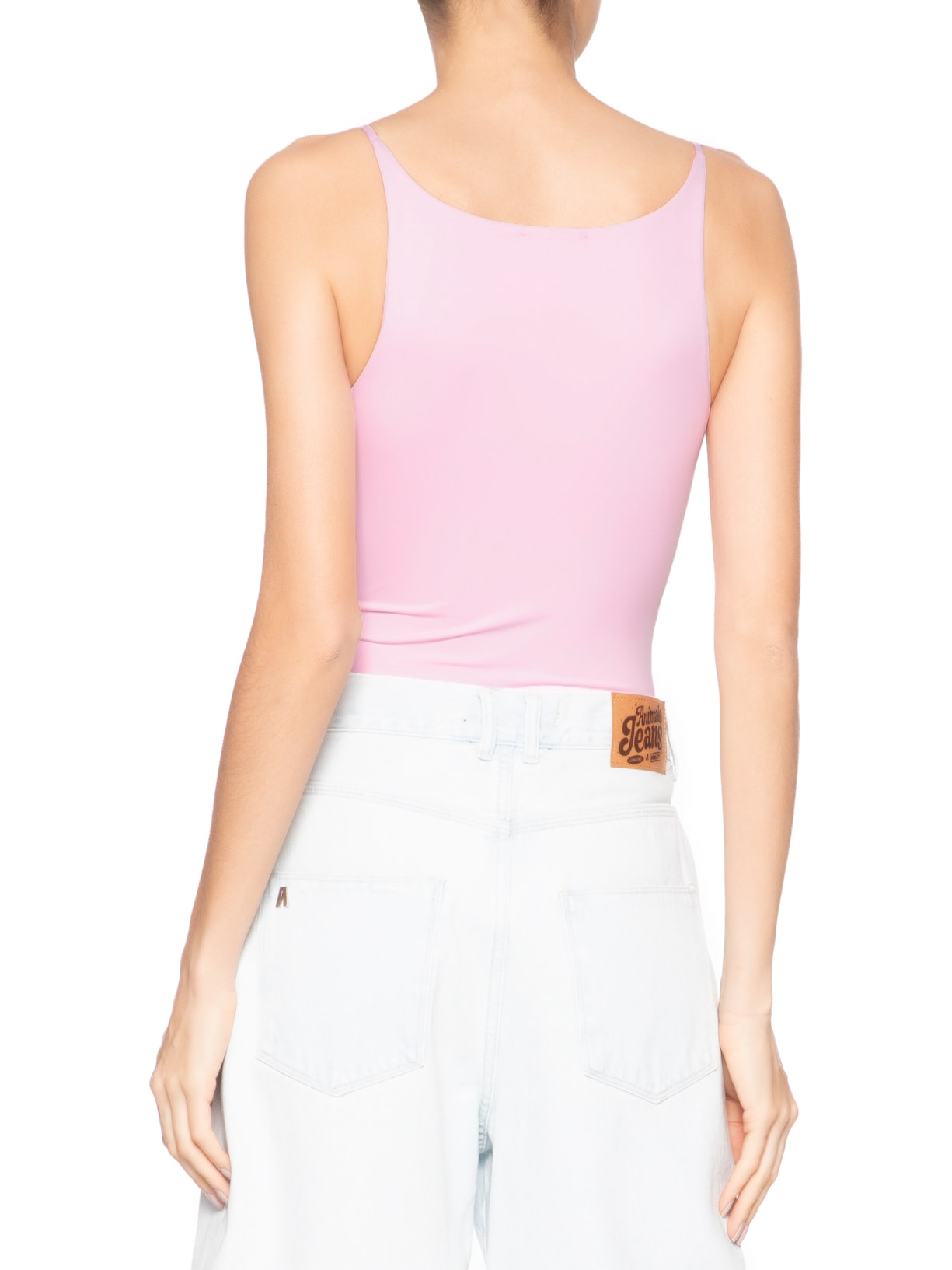 Body Feminino Em Malha Rosa Market 33