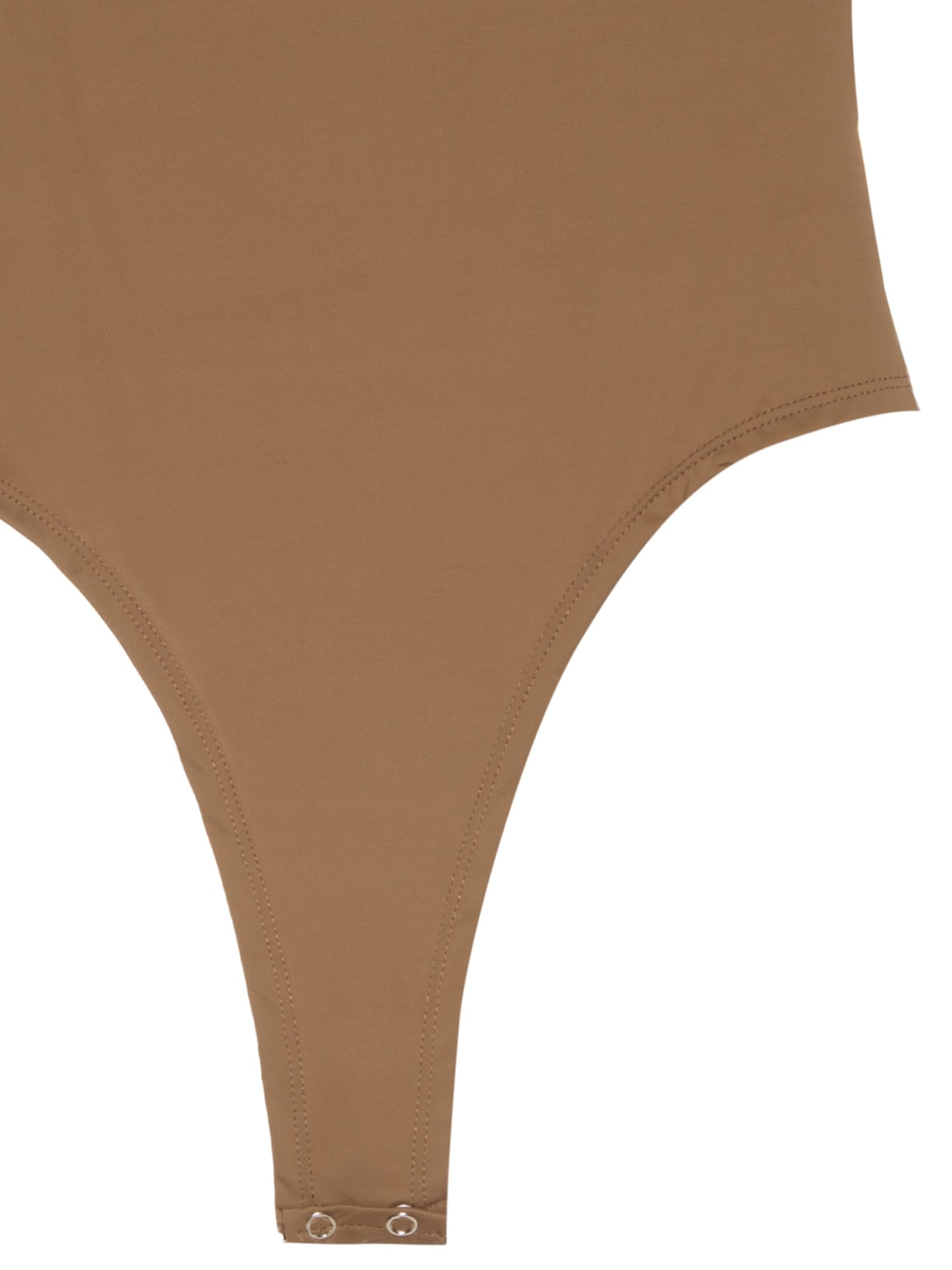 Body Feminino em Poliamida com Decote Assimétrico – Marrom Market 33