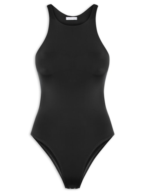 Body Feminino em Poliamida Nadador – Preto