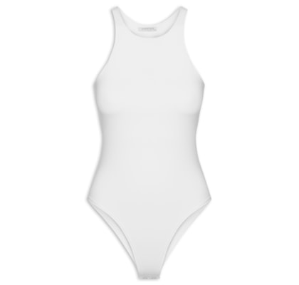 Body Feminino em Poliamida Nadador – Branco