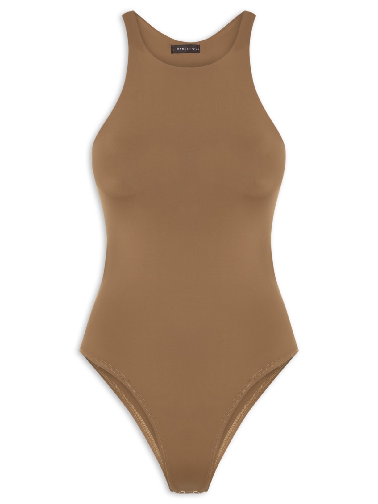 Body Feminino em Poliamida Nadador – Marrom Market 33