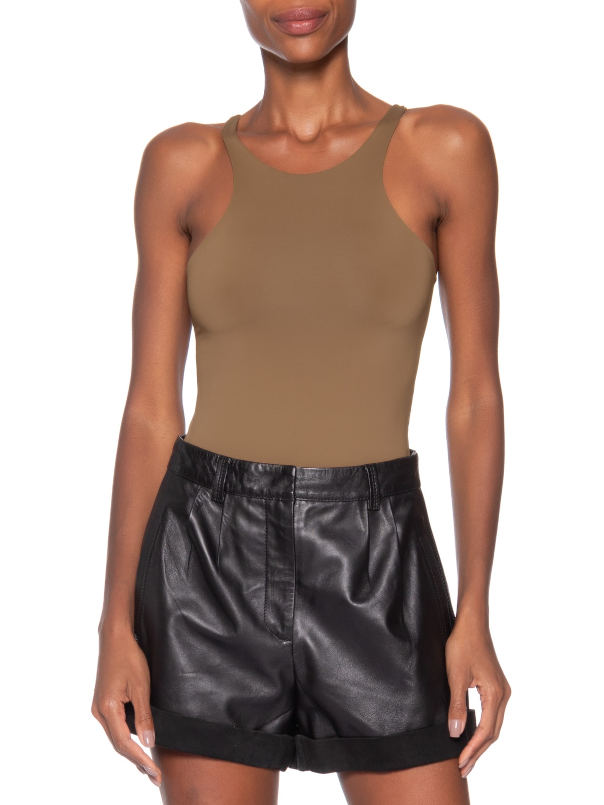 Body Feminino em Poliamida Nadador – Marrom Market 33