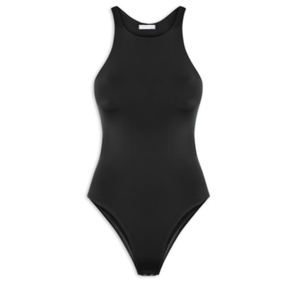 Body Feminino em Poliamida Nadador – Preto