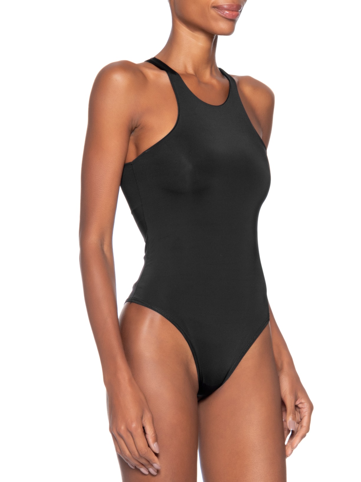 Body Feminino em Poliamida Nadador – Preto Market 33