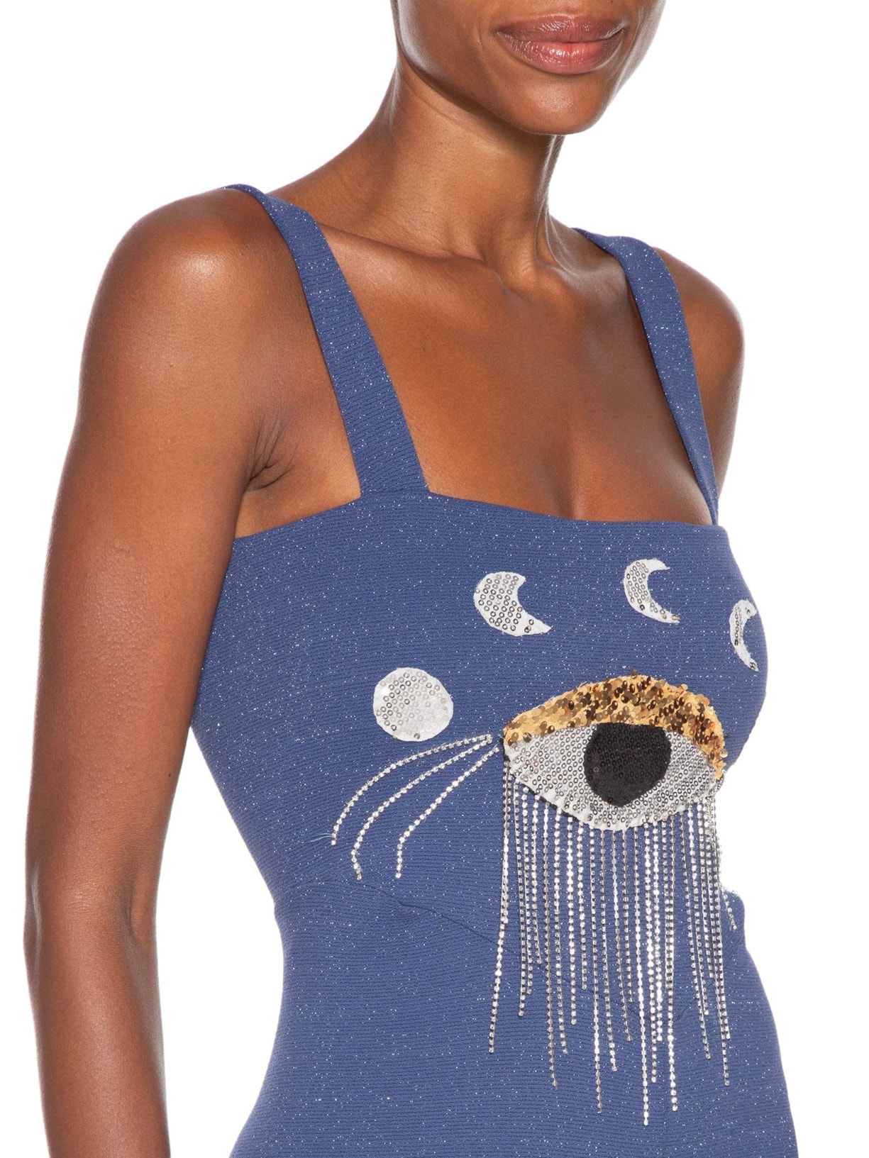 Body Feminino Gal Lua E Olho Azul Carnavália