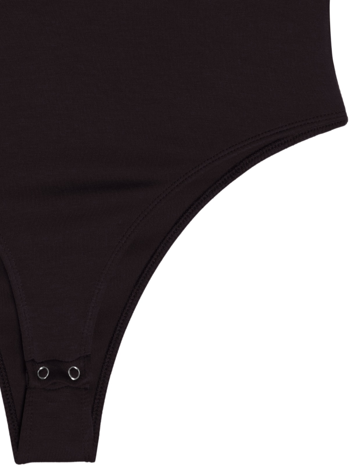 Body Feminino Gola Alta Manga Longa Preto Basiq