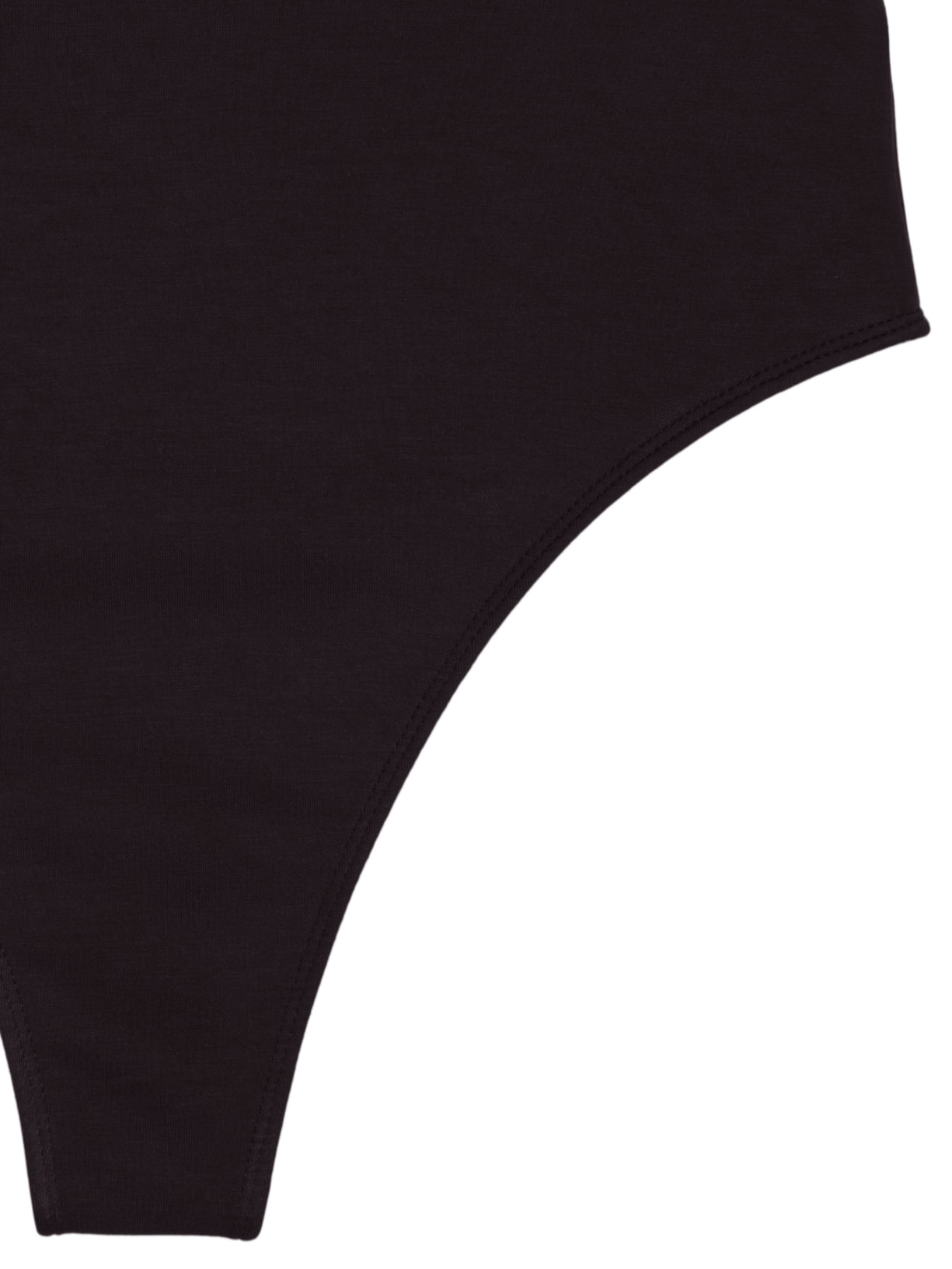 Body Feminino Gola Alta Manga Longa – Preto Basiq