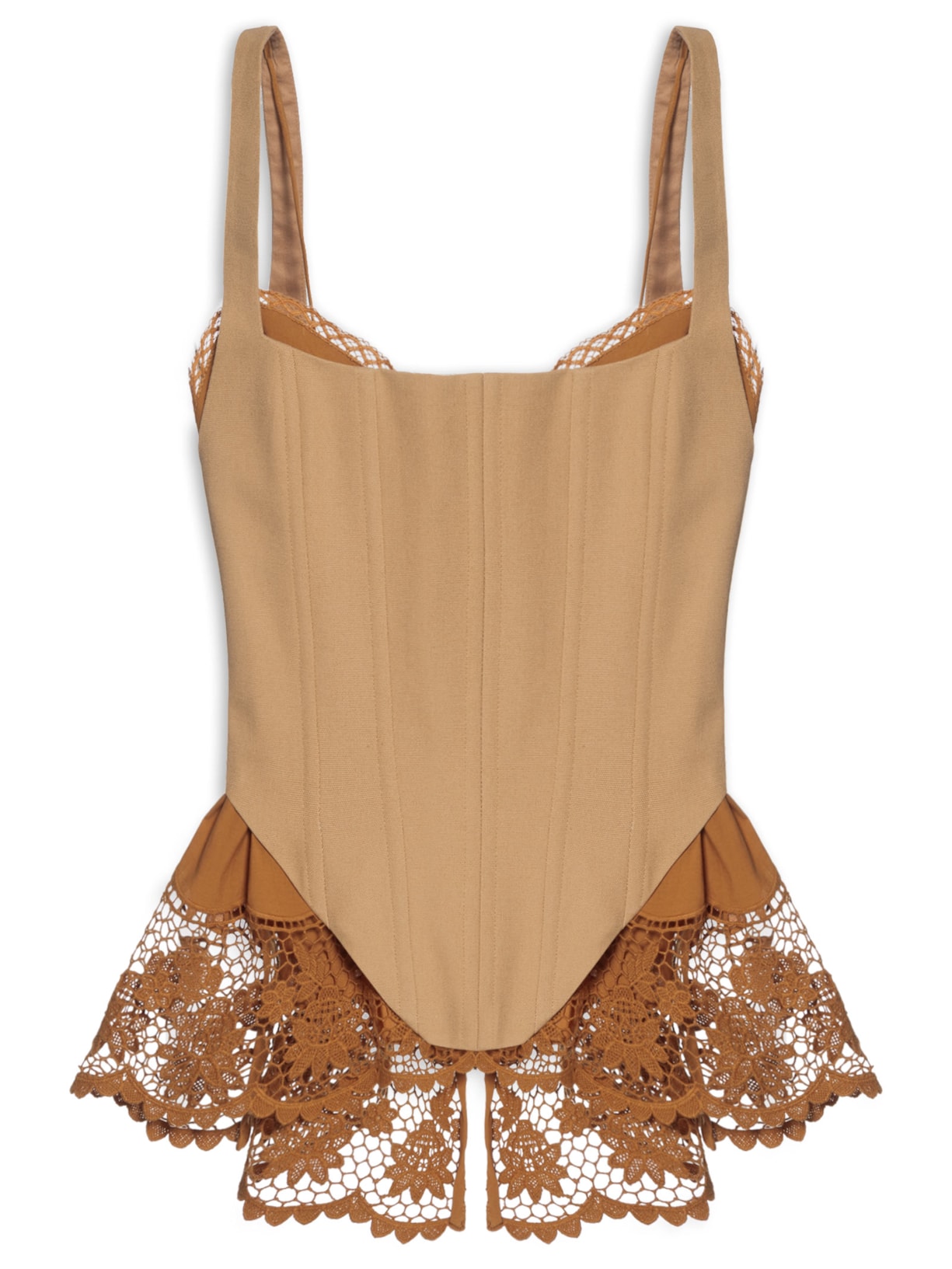 Body Feminino Lona Louise Marrom Paula Raia