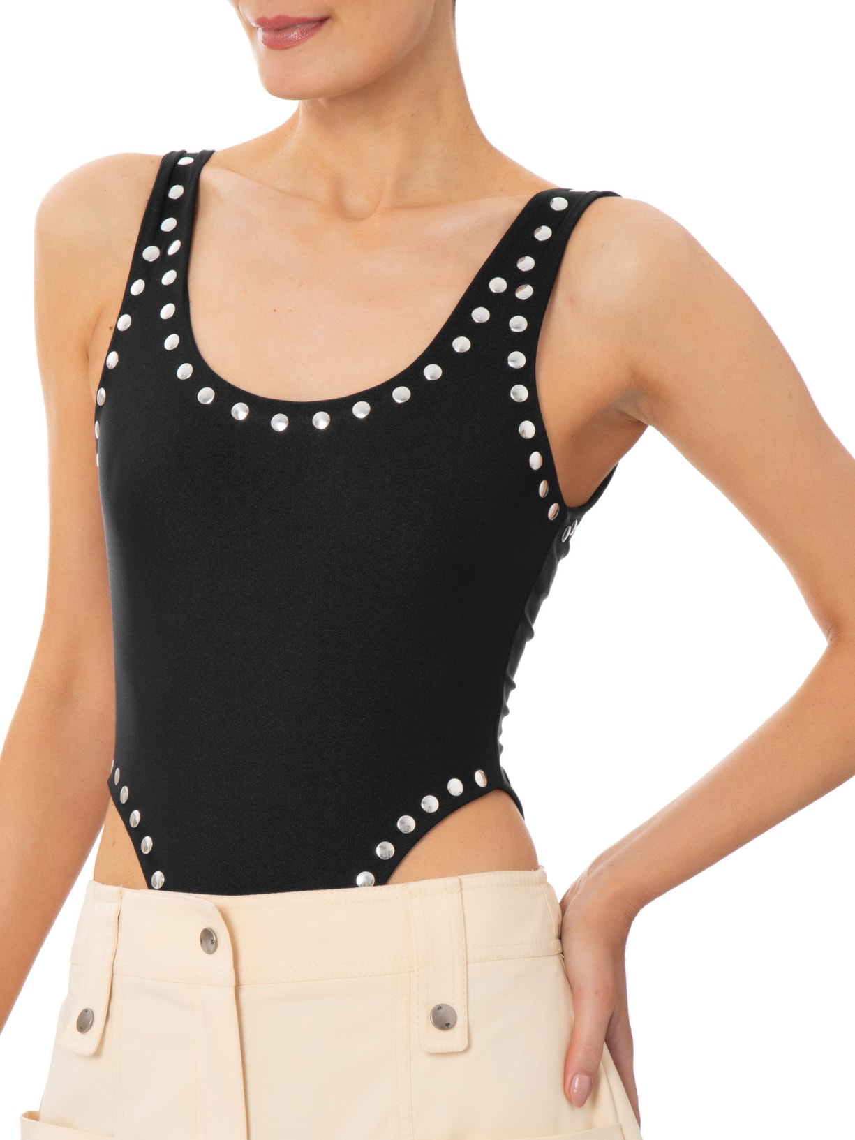 Body Feminino Malha Georgia – Preto Nk