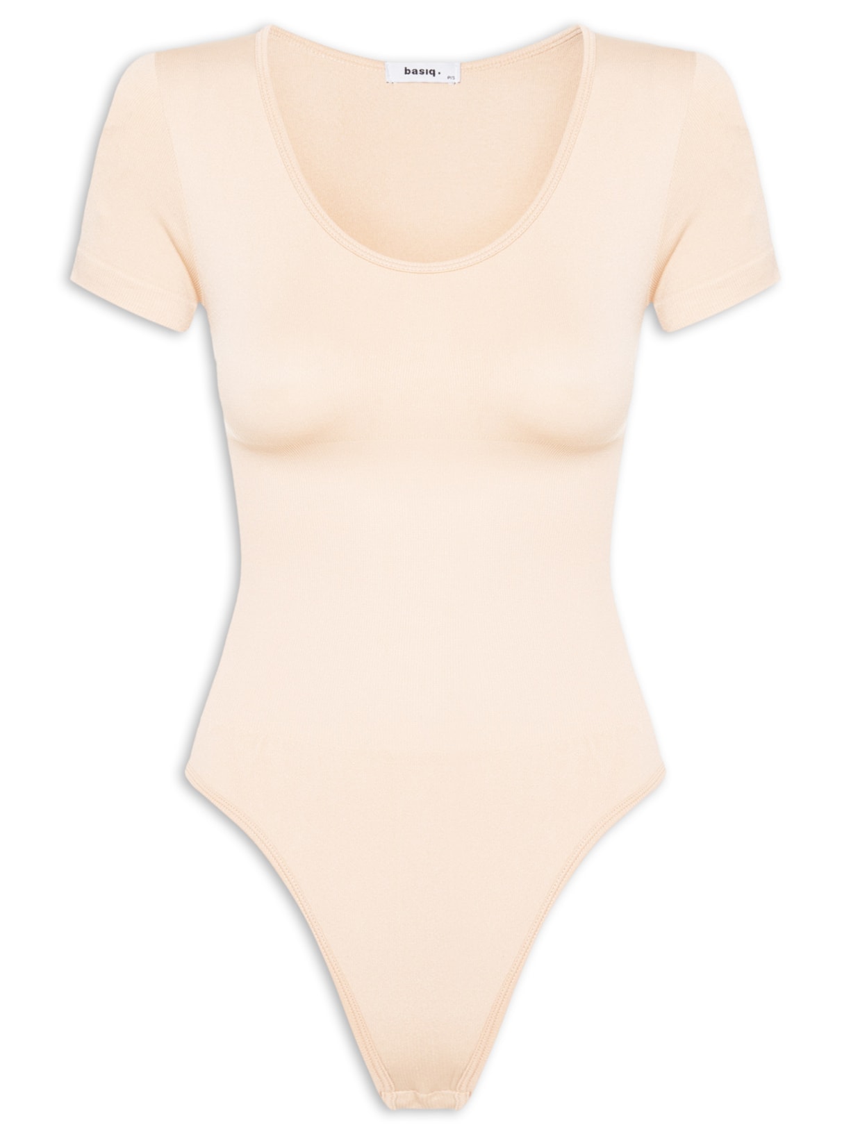 Body Feminino Malha Modelador - Bege