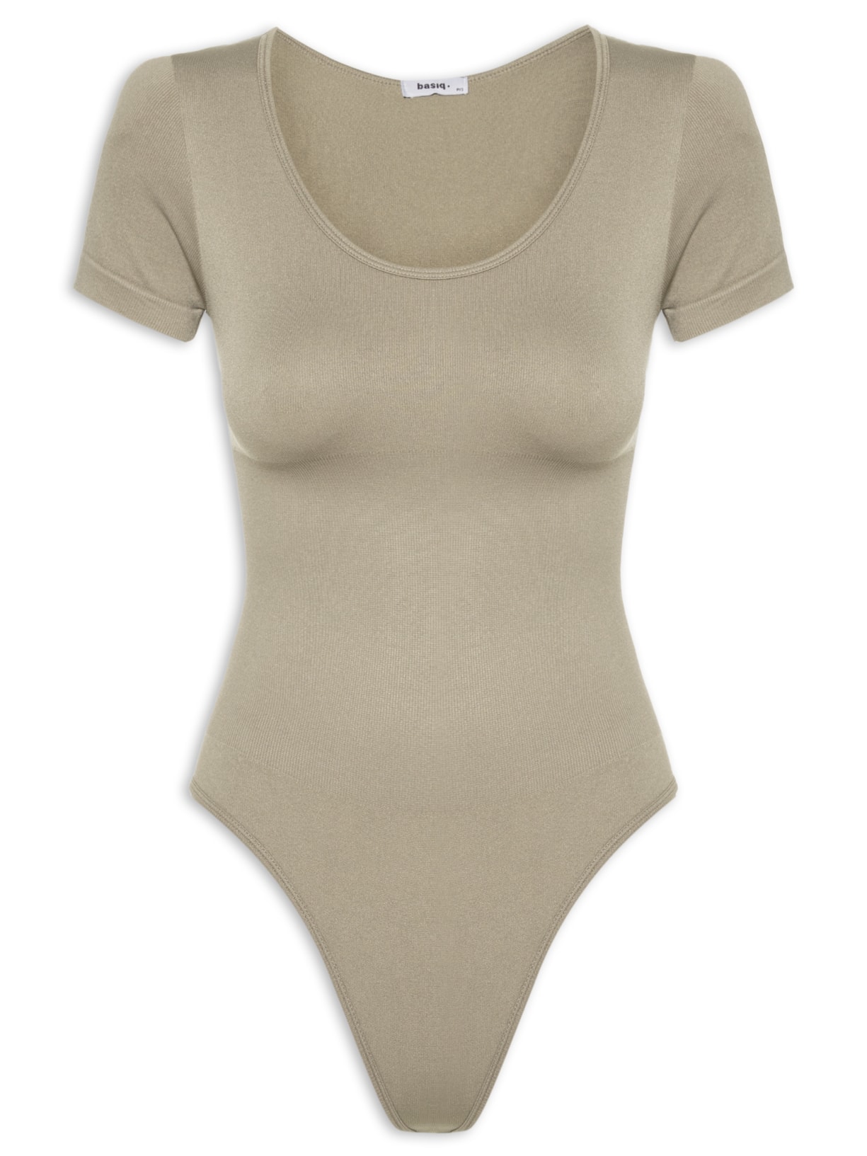 Body Feminino Malha Modelador - Bege