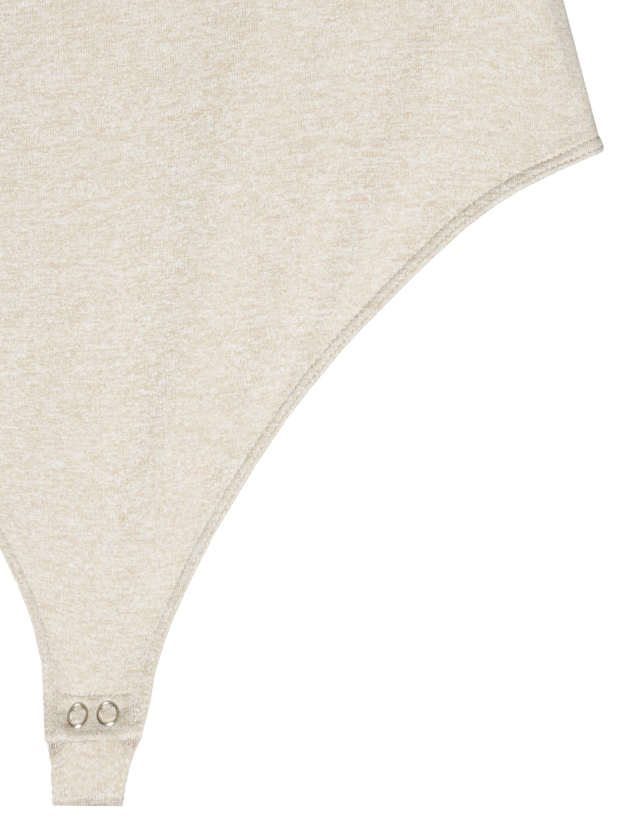 Body Feminino Manga Longa E Decote Quadrado Bege '2Essential