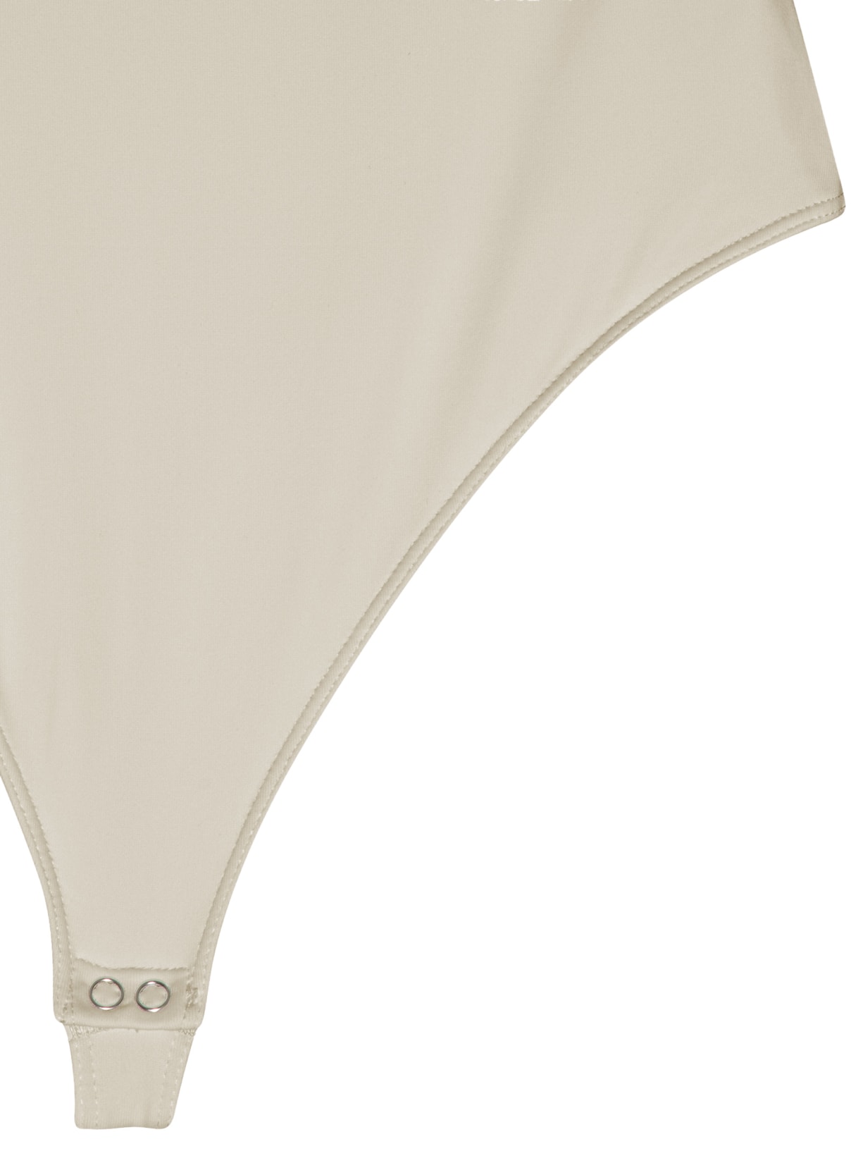 Body Feminino Manga Longa E Decote Quadrado Bege '2Essential