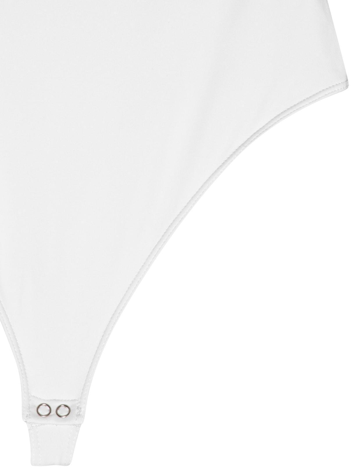 Body Feminino Manga Longa E Decote Quadrado Branco '2Essential