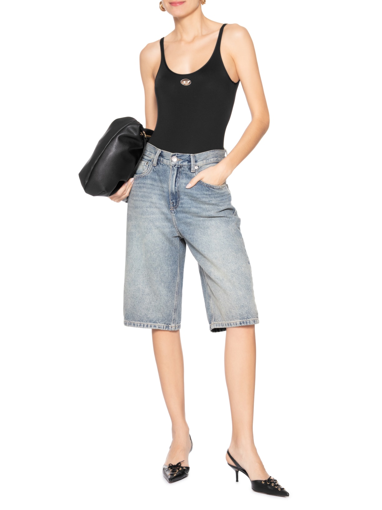 Body Feminino Megan Utlt Uw Preto Diesel