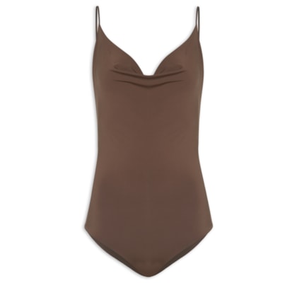 Body Feminino Nancy - Marrom