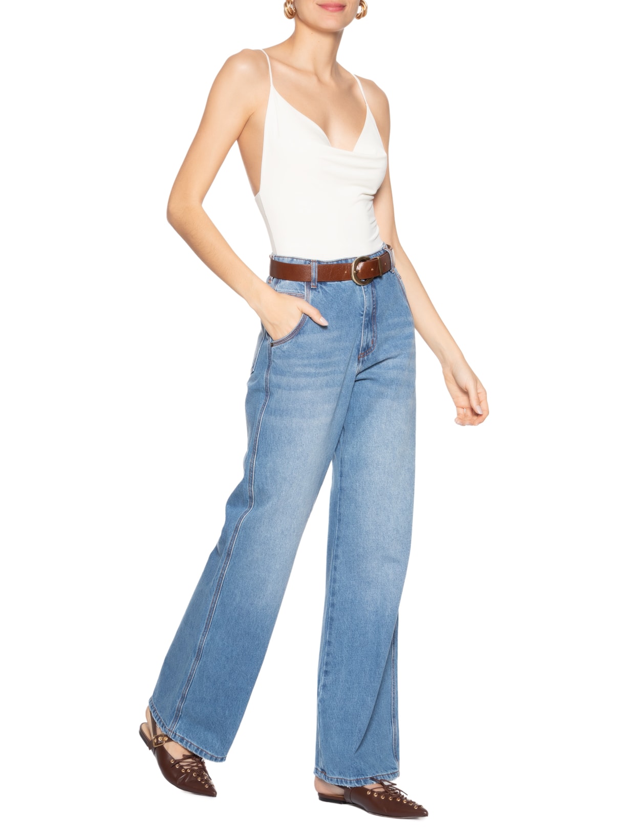 Body Feminino Nancy Off White Niini