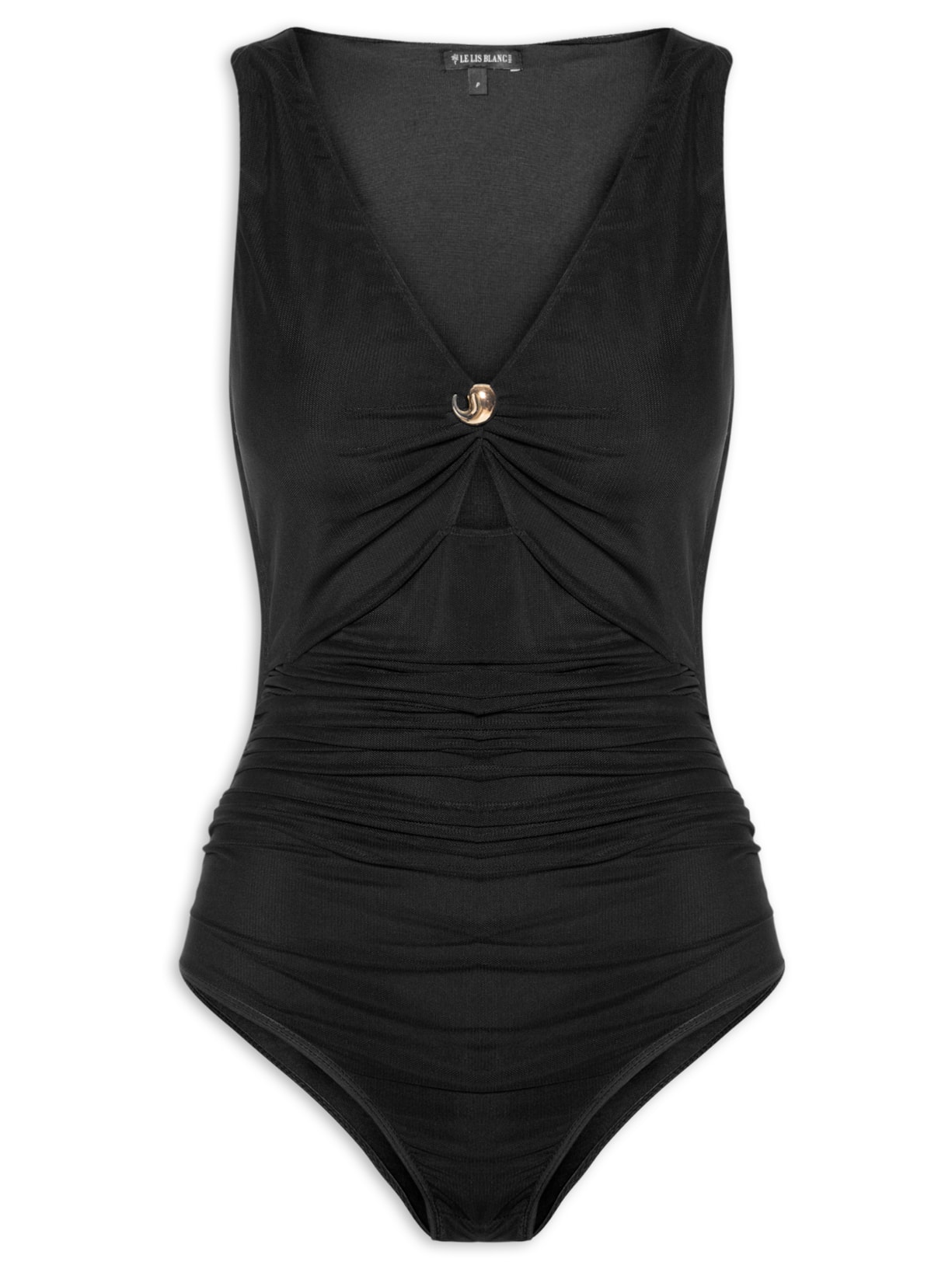 Body Feminino Olga - Preto