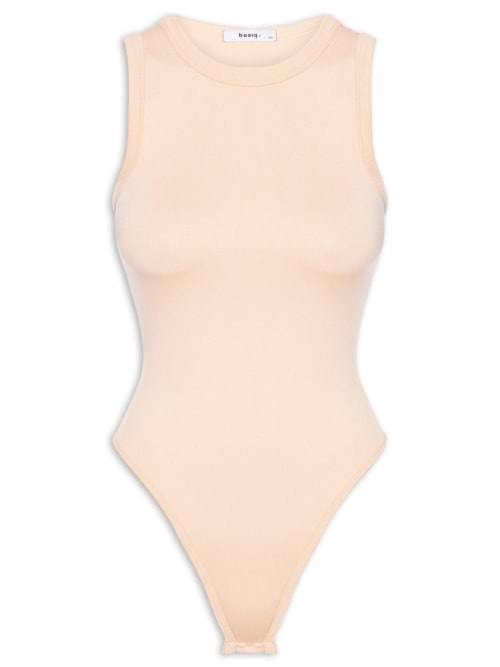 Body Feminino Poliamida - Bege