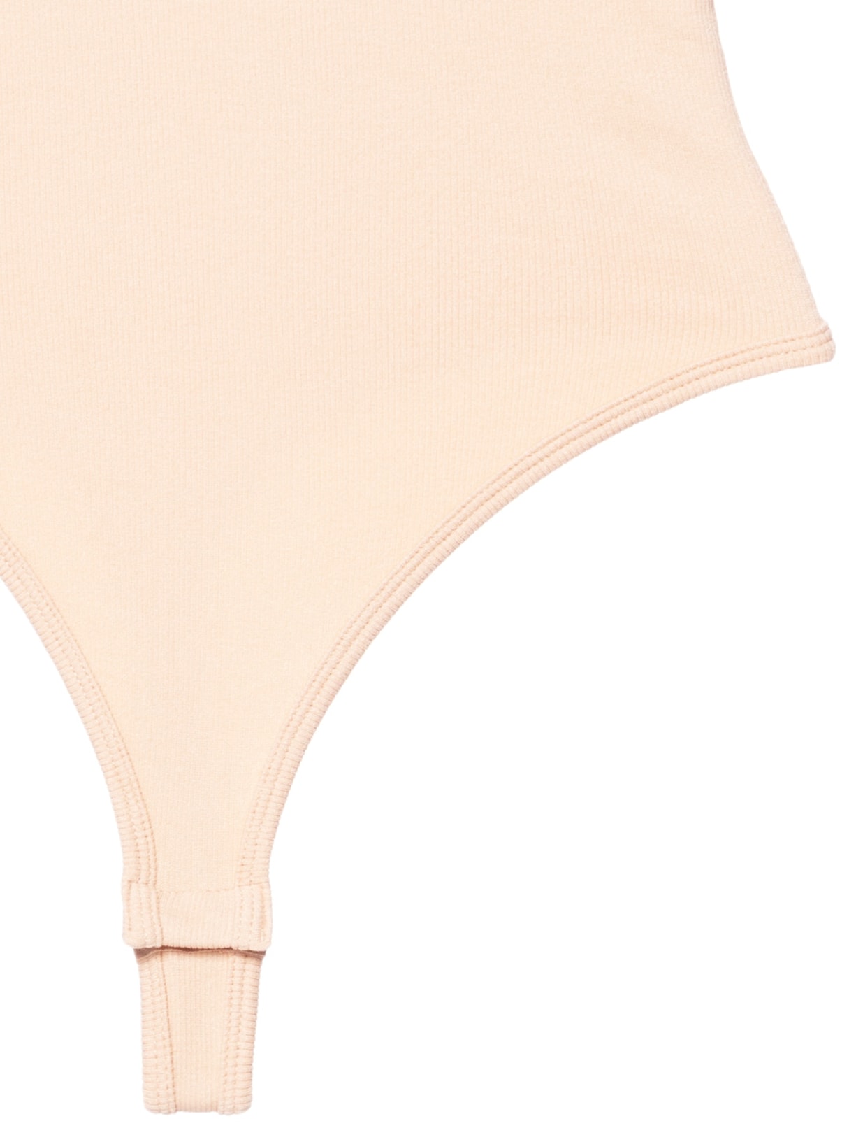 Body Feminino Poliamida Bege Basiq