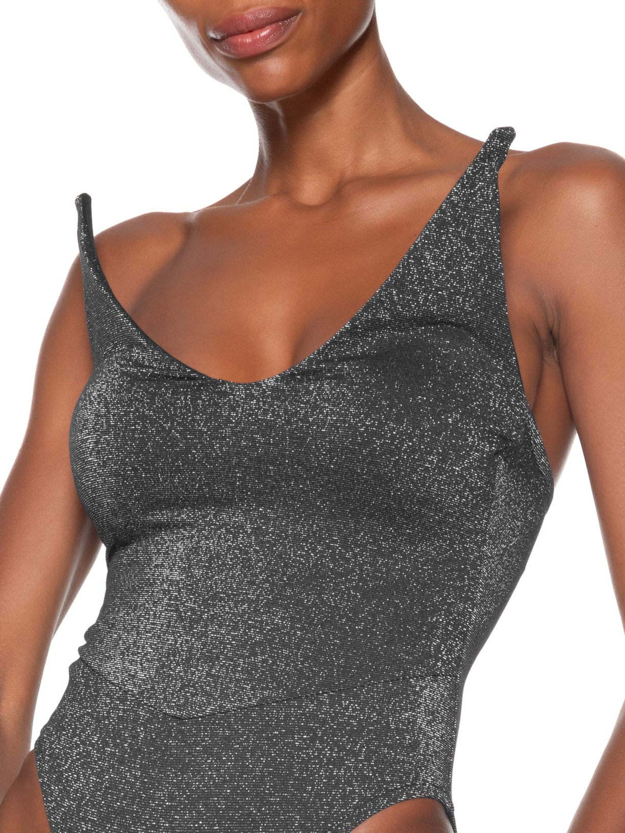 Body Feminino Pontas Preto Carnavália