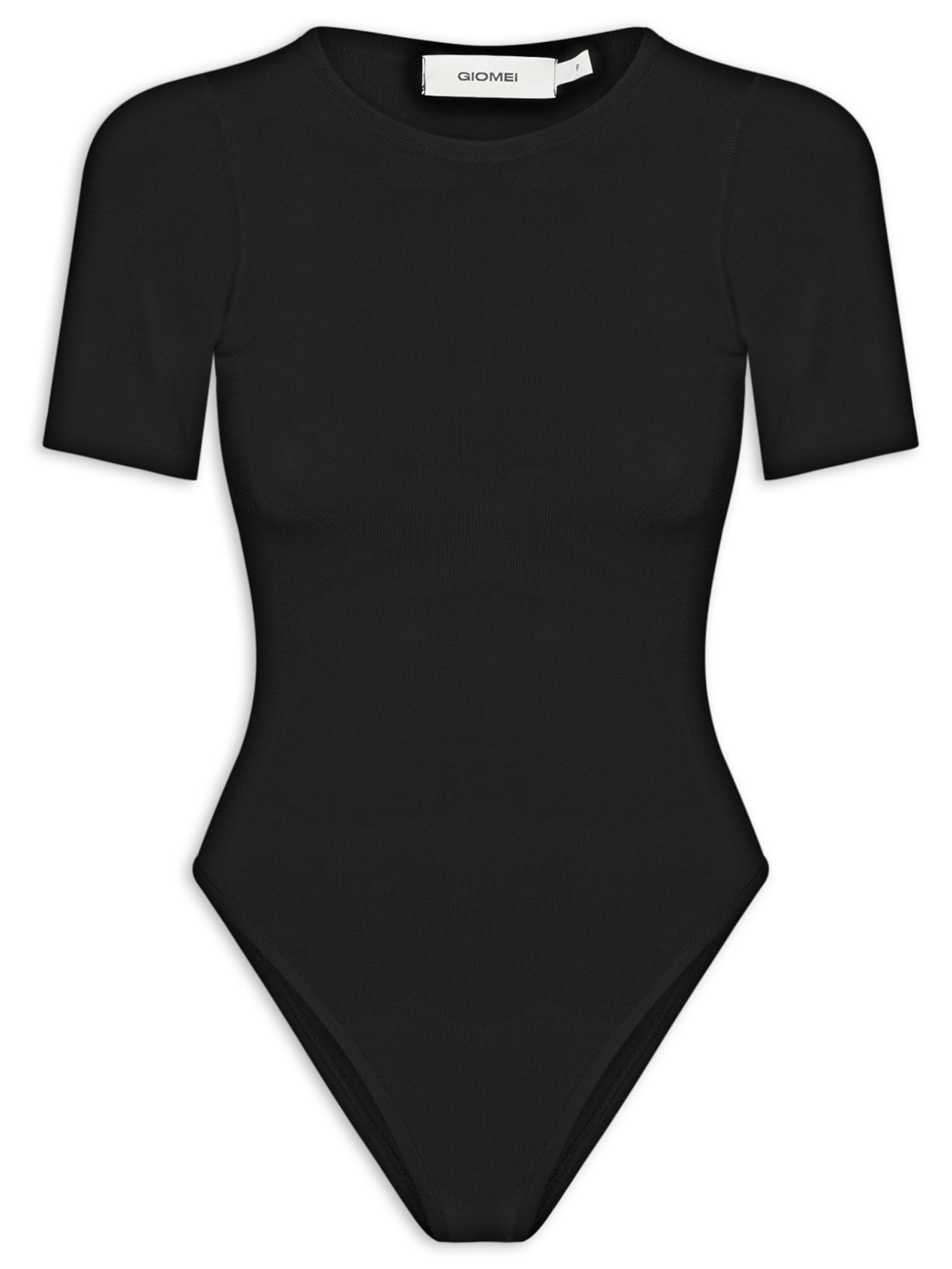 Body Feminino Preto Giomei