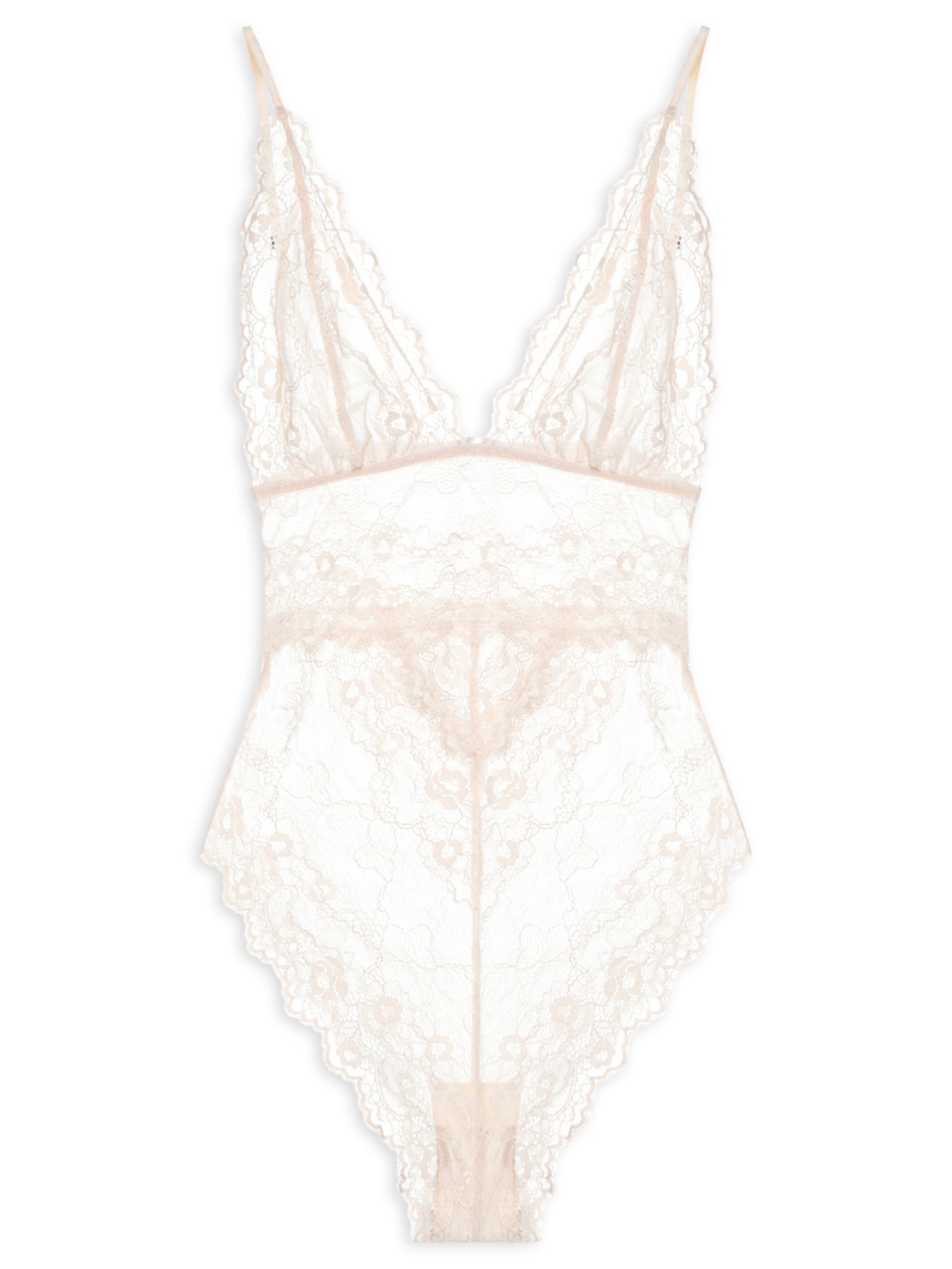 Body Feminino Renda Serena Bege Animale