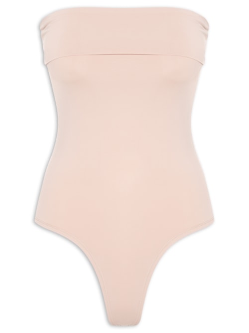 Body Feminino Tomara que Caia em Poliamida – Bege