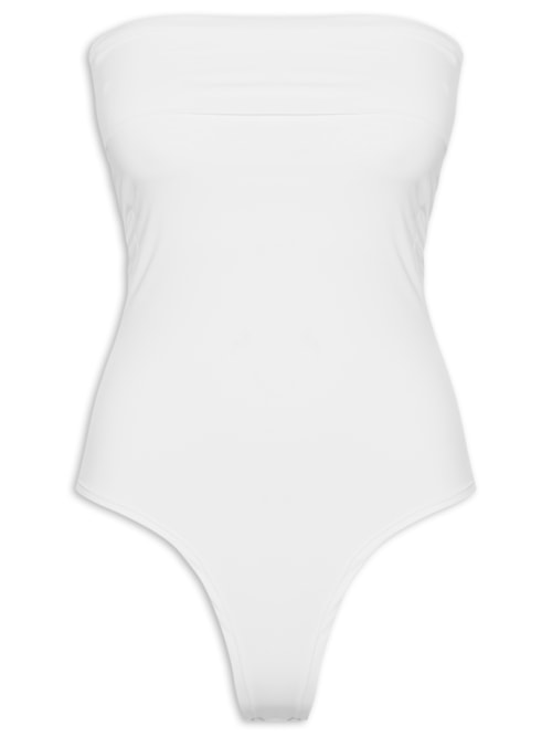 Body Feminino Tomara que Caia em Poliamida – Branco