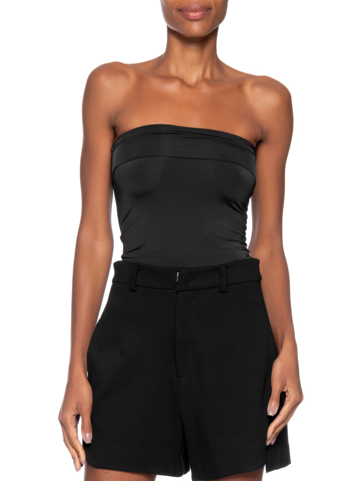 Body Feminino Tomara que Caia em Poliamida – Preto Market 33