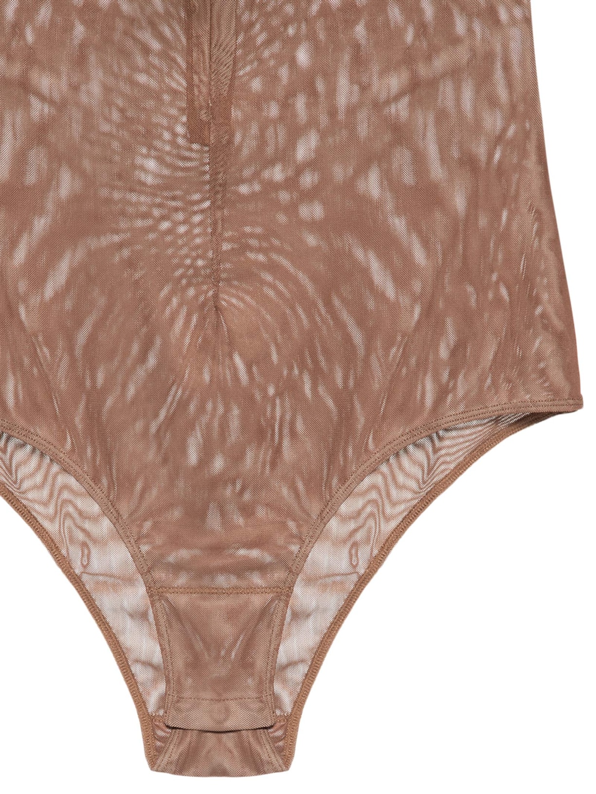 Body Feminino Tule Marrom Farm