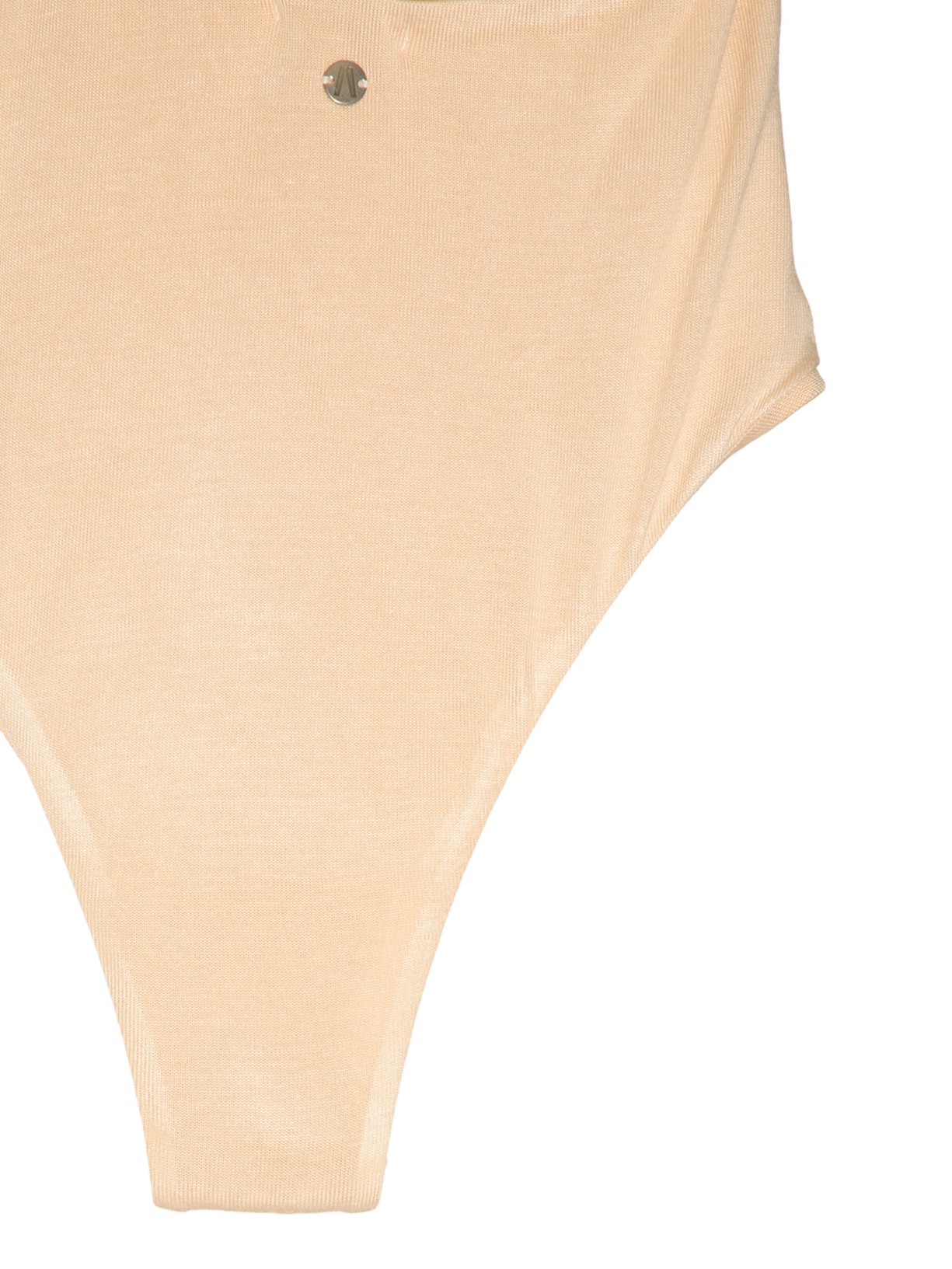 Body Feminino Um Ombro Só Bege Animale Jeans