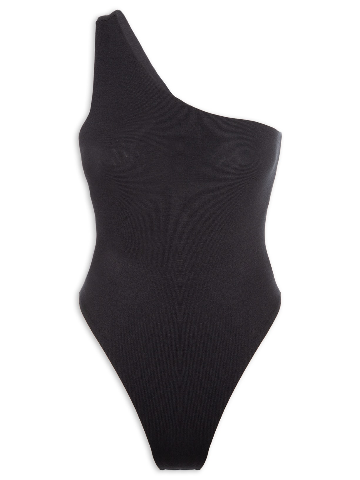 Body Feminino Um Ombro Só Preto Animale Jeans