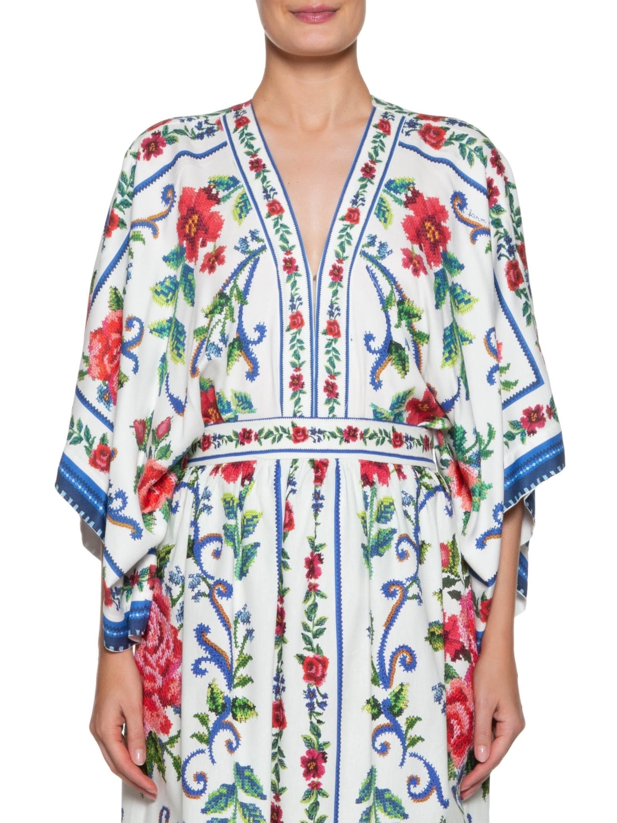 Body Flor Realeza Azul Farm